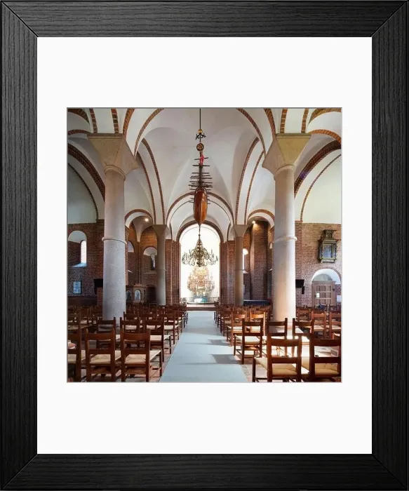 Framed Print : Church of Our Lady, Kalundborg, Denmark Framed Print : Church of Our Lady, Kalundborg, Denmark