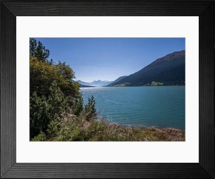 Framed Print : Resia Lake in Italian Tyrol Framed Print : Resia Lake in Italian Tyrol