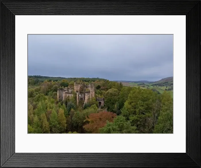 Framed Print : Lennow Castle near Glasgow in Scotland Framed Print : Lennow Castle near Glasgow in Scotland