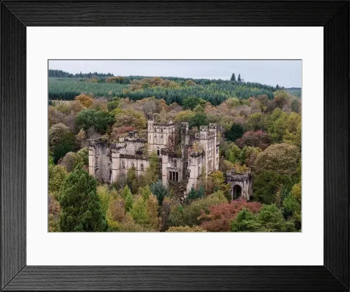 Framed Print : Lennow Castle near Glasgow in Scotland Framed Print : Lennow Castle near Glasgow in Scotland