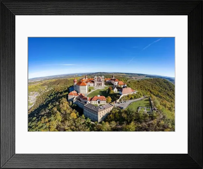 Framed Print : Aerial view of Stift Göttweig Framed Print : Aerial view of Stift Göttweig