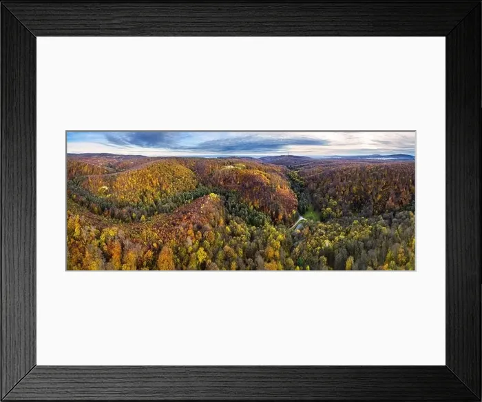 Framed Print : Aerial drone panorama of Carpathian mountain in Bratislava Framed Print : Aerial drone panorama of Carpathian mountain in Bratislava