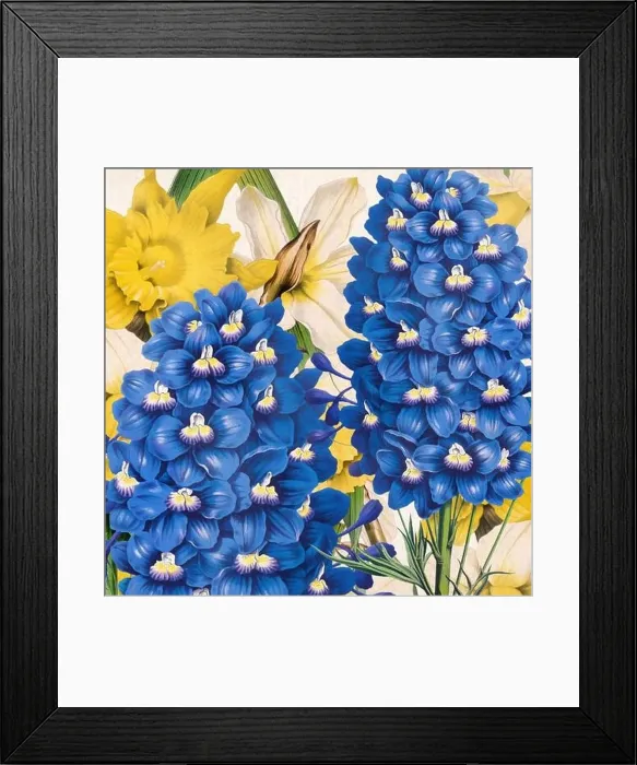 Framed Print : Digital floral watercolor vibes on textured beige Framed Print : Digital floral watercolor vibes on textured beige