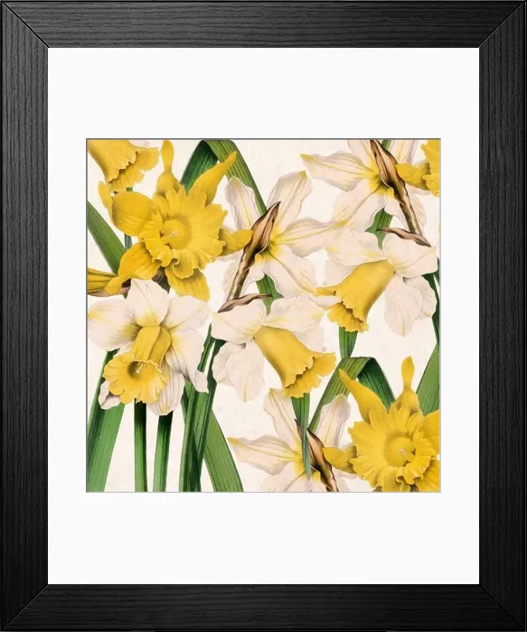 Framed Print : Digital floral watercolor vibes on textured beige Framed Print : Digital floral watercolor vibes on textured beige