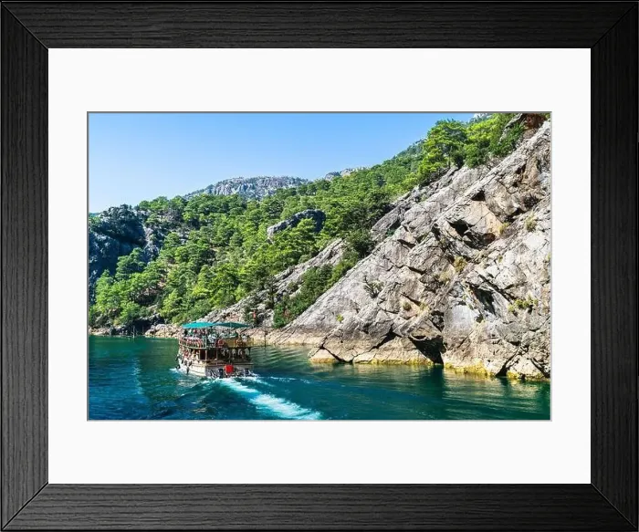 Framed Print : GREEN CANYON, Mountains in Alanya, Turkey Framed Print : GREEN CANYON, Mountains in Alanya, Turkey