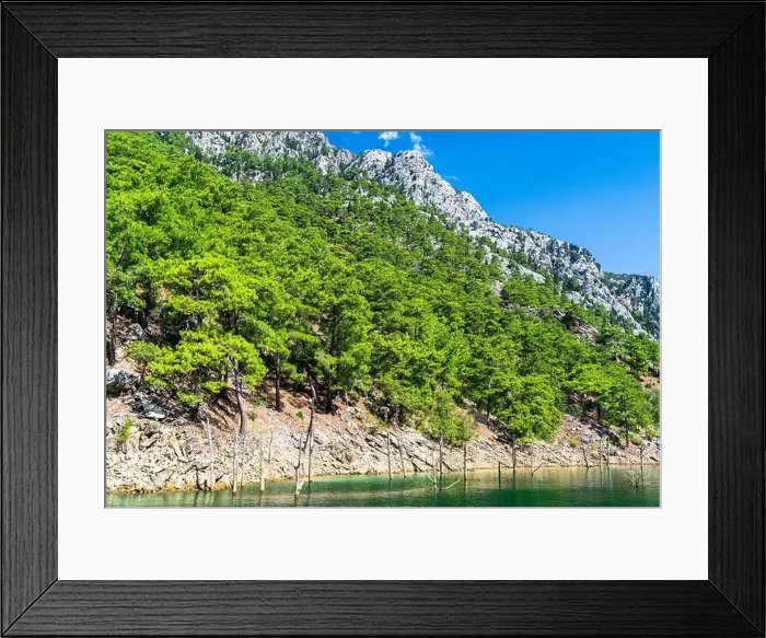 Framed Print : GREEN CANYON, Mountains in Alanya, Turkey Framed Print : GREEN CANYON, Mountains in Alanya, Turkey