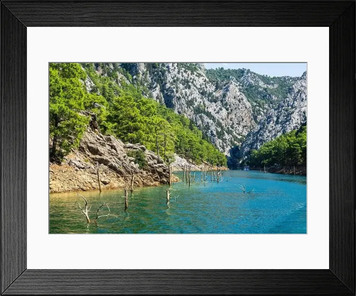 Framed Print : GREEN CANYON, Mountains in Alanya, Turkey Framed Print : GREEN CANYON, Mountains in Alanya, Turkey
