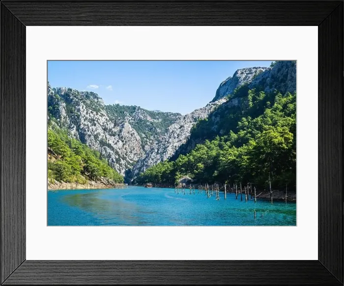 Framed Print : GREEN CANYON, Mountains in Alanya, Turkey Framed Print : GREEN CANYON, Mountains in Alanya, Turkey