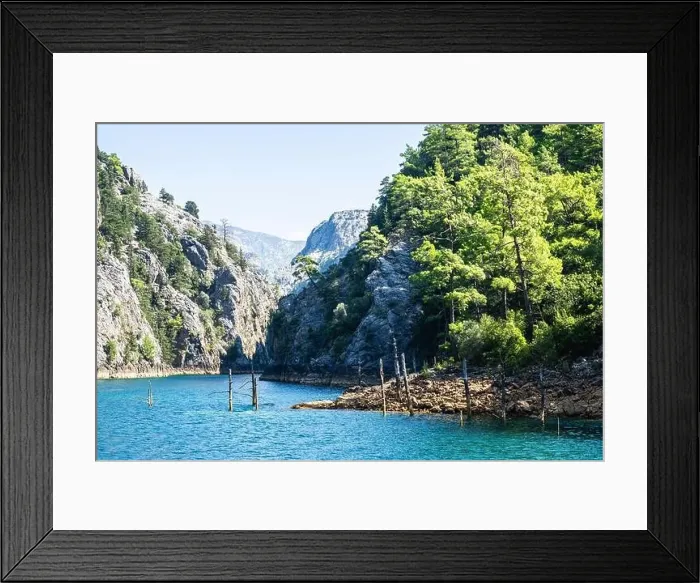 Framed Print : GREEN CANYON, Mountains in Alanya, Turkey Framed Print : GREEN CANYON, Mountains in Alanya, Turkey