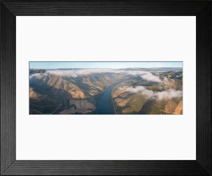 Framed Print : Aerial view of the terraced vineyards in romantic sunset in the Douro Valley near the village of Pinhao Framed Print : Aerial view of the terraced vineyards in romantic sunset in the Douro Valley near the village of Pinhao