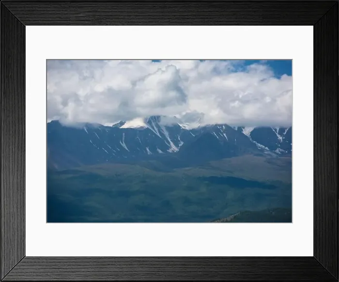 Framed Print : Kurai steppe and North-Chui ridge on background. Altai mountains, Russia Framed Print : Kurai steppe and North-Chui ridge on background. Altai mountains, Russia
