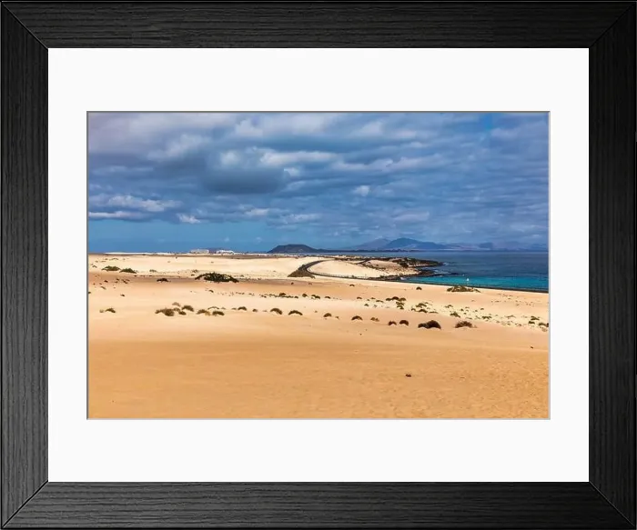 Framed Print : Sand dunes, Las Dunas de Corralejo Framed Print : Sand dunes, Las Dunas de Corralejo