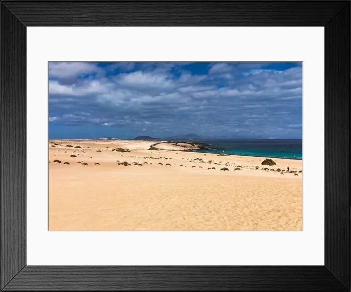 Framed Print : Sand dunes, Las Dunas de Corralejo Framed Print : Sand dunes, Las Dunas de Corralejo