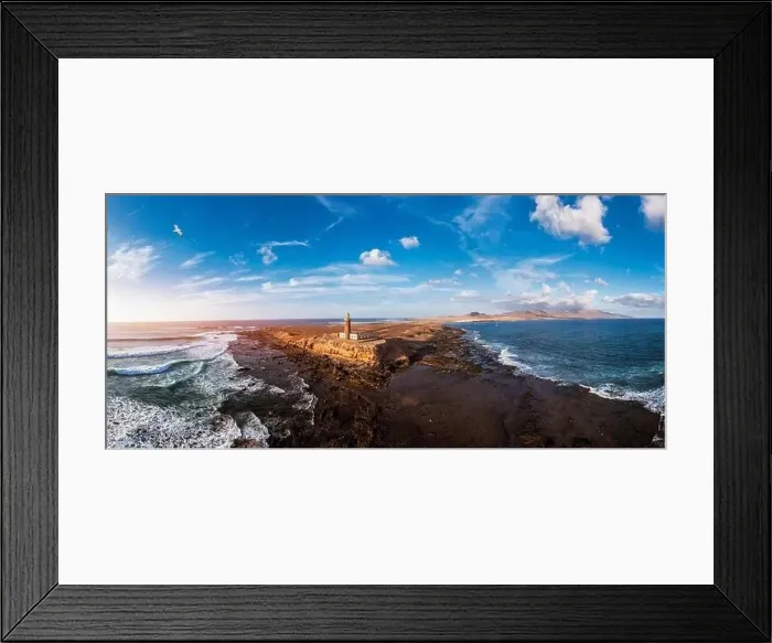 Framed Print : Punta de Jandia lighthouse from above Framed Print : Punta de Jandia lighthouse from above