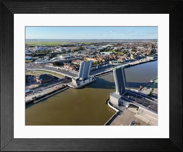 Framed Print : Herring Bridge Great Yarmouth third river crossing drone, aerial UK under construction Framed Print : Herring Bridge Great Yarmouth third river crossing drone, aerial UK under construction