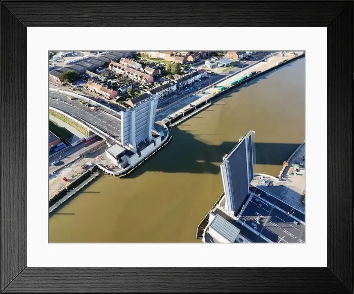 Framed Print : Herring Bridge Great Yarmouth third river crossing drone, aerial UK under construction Framed Print : Herring Bridge Great Yarmouth third river crossing drone, aerial UK under construction