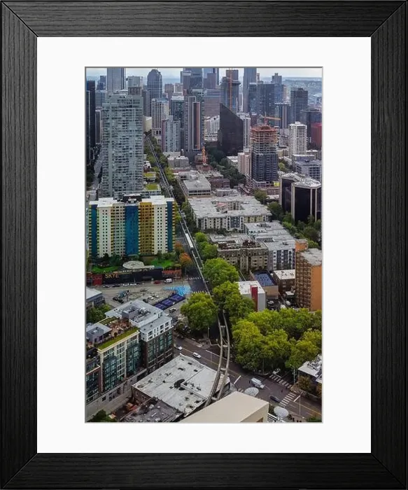 Framed Print : Elevate your perspective, let boundless cityscape below inspire your aspirations Framed Print : Elevate your perspective, let boundless cityscape below inspire your aspirations