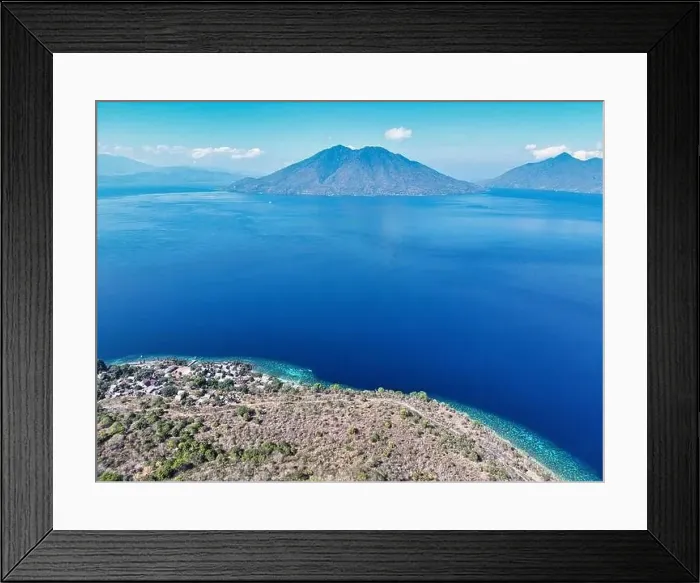 Framed Print : Indonesia Alor - Drone view Ternate Island and Pura Island coast line Framed Print : Indonesia Alor - Drone view Ternate Island and Pura Island coast line