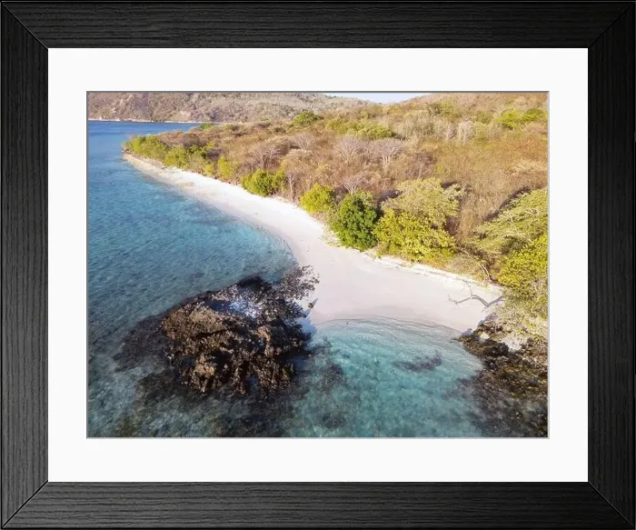 Framed Print : Indonesia Alor - Drone view Nuhakepa Island coast line Framed Print : Indonesia Alor - Drone view Nuhakepa Island coast line