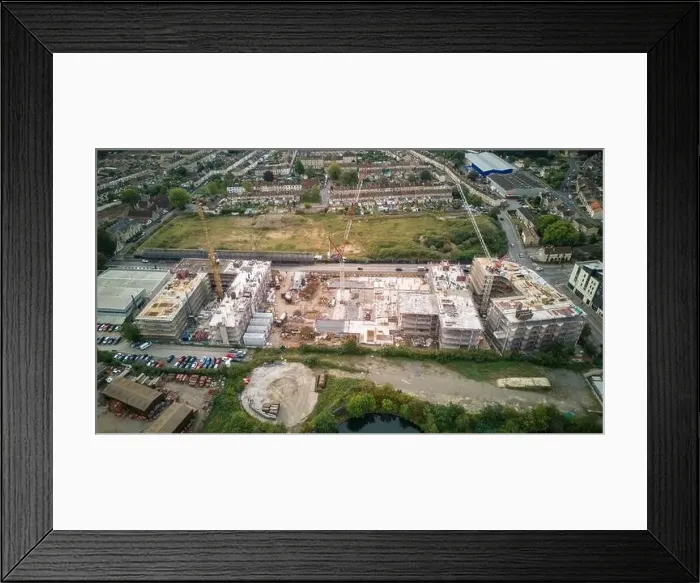 Framed Print : Aerial view of some of the New Developments on the Lower Bristol Road, Bath UK. (11-10-2023) Framed Print : Aerial view of some of the New Developments on the Lower Bristol Road, Bath UK. (11-10-2023)