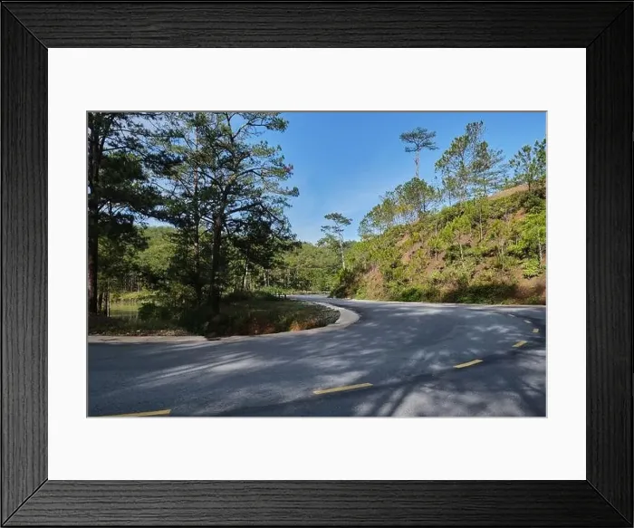 Framed Print : November 17, 2022: panoramic view of Da Lat city, Lam Dong province, Vietnam Framed Print : November 17, 2022: panoramic view of Da Lat city, Lam Dong province, Vietnam