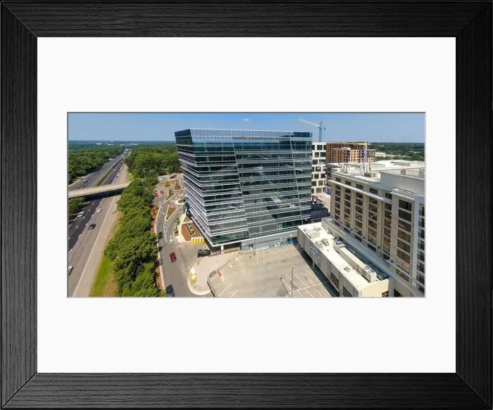 Framed Print : stock drone images of north hills in raleigh north carolina on a bright sunny day Framed Print : stock drone images of north hills in raleigh north carolina on a bright sunny day