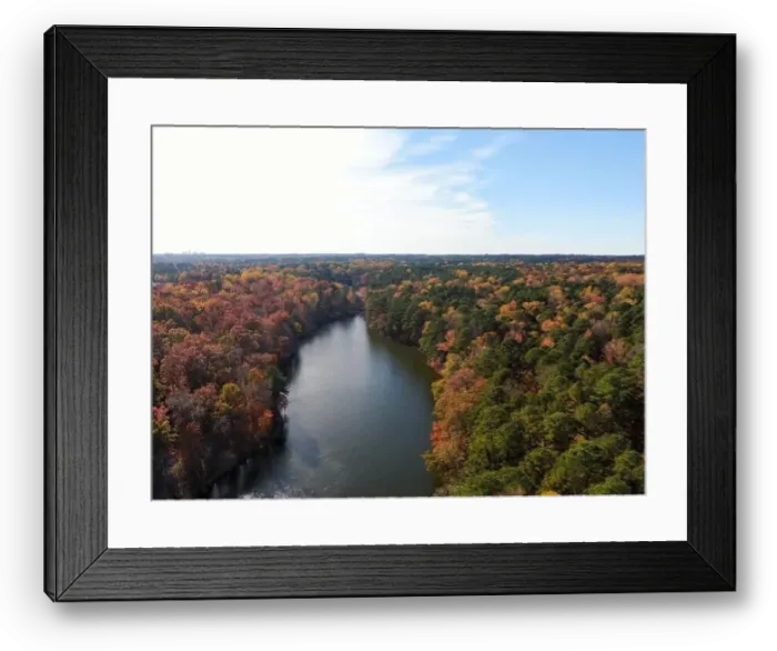 Framed Print : Drone Photos of Durant Nature Preserve, Raleigh NC Framed Print : Drone Photos of Durant Nature Preserve, Raleigh NC