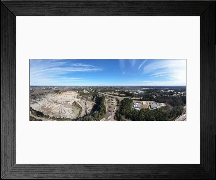 Framed Print : Drone Photos of Cement Plant & Quarry, Wake Forest NC Framed Print : Drone Photos of Cement Plant & Quarry, Wake Forest NC