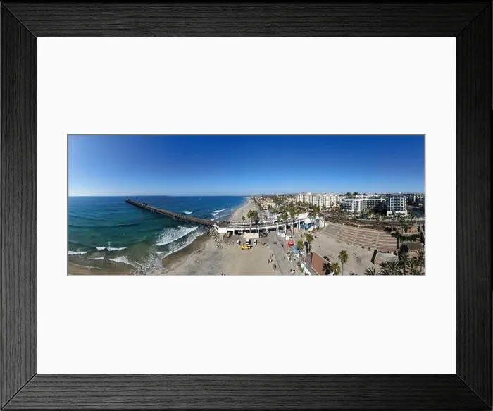 Framed Print : Drone Photos of Oceanside California Framed Print : Drone Photos of Oceanside California