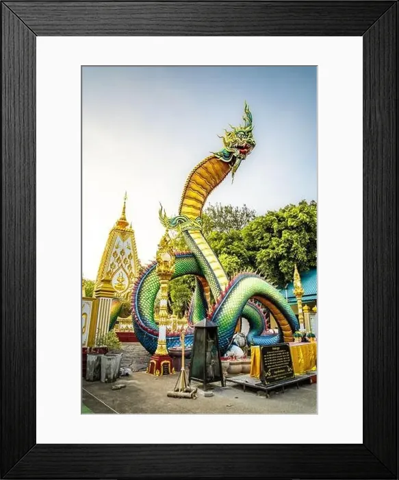 Framed Print : Wat Phra That Nong Bua, in Ubon, Thailand, south east asia