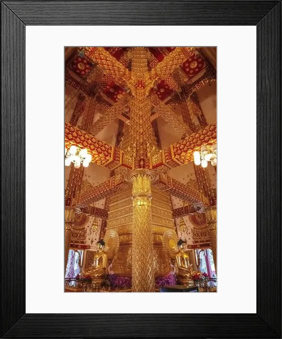 Framed Print : Wat Phra That Nong Bua, in Ubon, Thailand, south east asia Framed Print : Wat Phra That Nong Bua, in Ubon, Thailand, south east asia