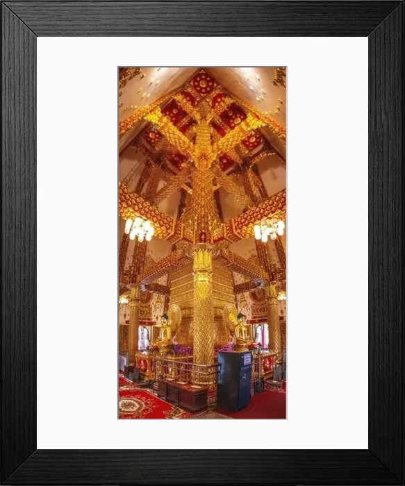 Framed Print : Wat Phra That Nong Bua, in Ubon, Thailand, south east asia Framed Print : Wat Phra That Nong Bua, in Ubon, Thailand, south east asia