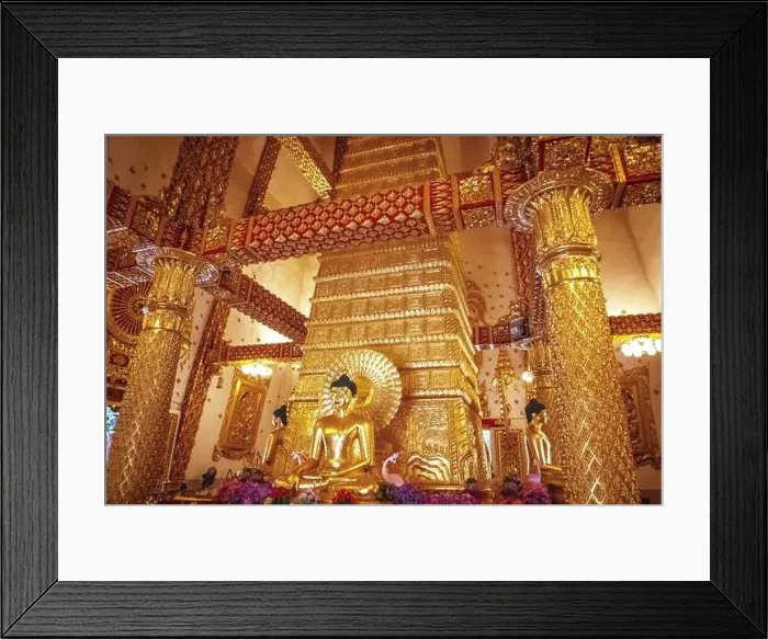Framed Print : Wat Phra That Nong Bua, in Ubon, Thailand, south east asia Framed Print : Wat Phra That Nong Bua, in Ubon, Thailand, south east asia