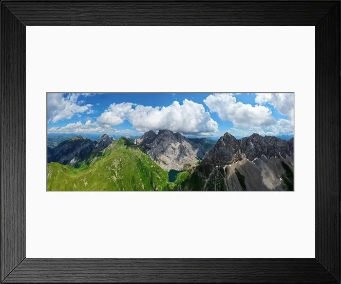 Framed Print : Aerial panoramic view of Volaia Lake Framed Print : Aerial panoramic view of Volaia Lake