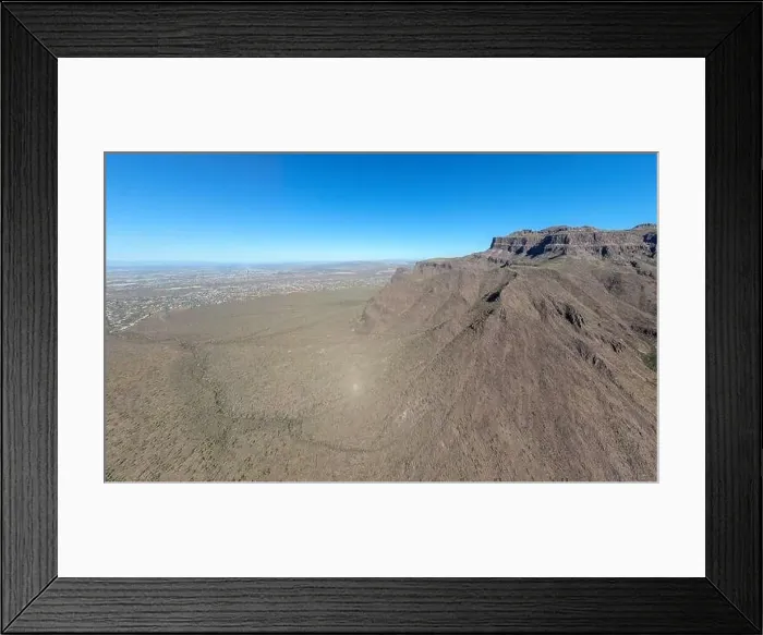 Framed Print : various drone images of the superstition mountains in gold canyon Arizona taken at different times of the day Framed Print : various drone images of the superstition mountains in gold canyon Arizona taken at different times of the day
