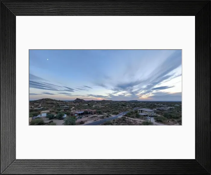 Framed Print : various drone images of the superstition mountains in gold canyon Arizona taken at different times of the day Framed Print : various drone images of the superstition mountains in gold canyon Arizona taken at different times of the day