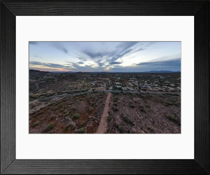 Framed Print : various drone images of the superstition mountains in gold canyon Arizona taken at different times of the day Framed Print : various drone images of the superstition mountains in gold canyon Arizona taken at different times of the day