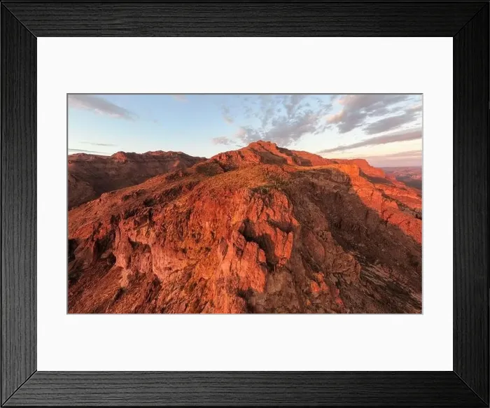 Framed Print : various drone images of the superstition mountains in gold canyon Arizona taken at different times of the day Framed Print : various drone images of the superstition mountains in gold canyon Arizona taken at different times of the day