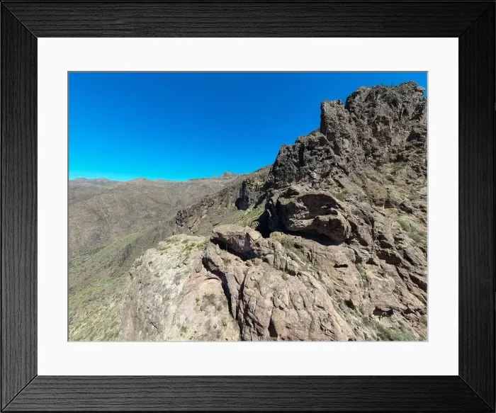 Framed Print : various drone images of the superstition mountains in gold canyon Arizona taken at different times of the day Framed Print : various drone images of the superstition mountains in gold canyon Arizona taken at different times of the day