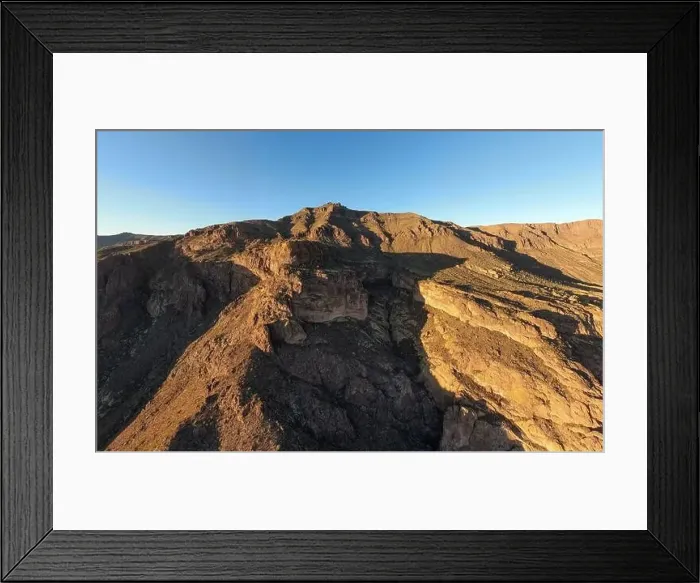 Framed Print : various drone images of the superstition mountains in gold canyon Arizona taken at different times of the day Framed Print : various drone images of the superstition mountains in gold canyon Arizona taken at different times of the day