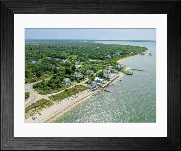 Framed Print : aerial image of shore road and vicinity Framed Print : aerial image of shore road and vicinity