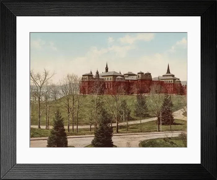 Framed Print : The Main building, Wellesley College, Wellesley, Norfolk County, Massachusetts 1901 Framed Print : The Main building, Wellesley College, Wellesley, Norfolk County, Massachusetts 1901