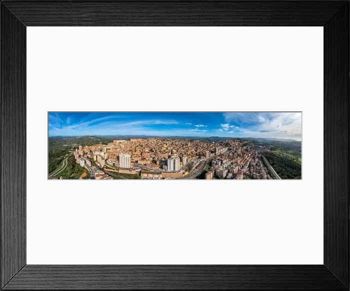 Framed Print : Stunning aerial panorama to a city named Agrigento located in Sicily, Italy Framed Print : Stunning aerial panorama to a city named Agrigento located in Sicily, Italy