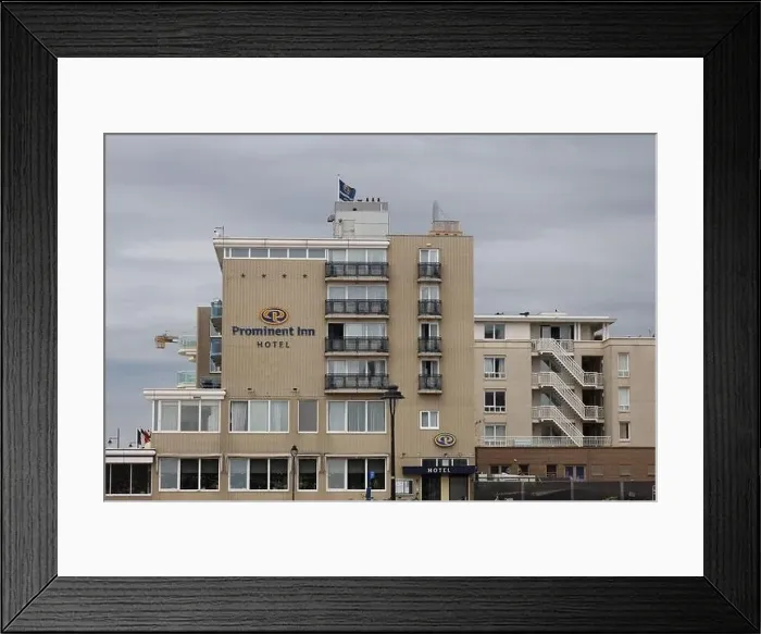 Framed Print : Prominent inn hotel at the coast of Noordwijk in the Nehterlands Framed Print : Prominent inn hotel at the coast of Noordwijk in the Nehterlands