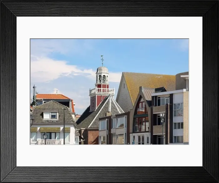 Framed Print : Red church on the coastal centrum of Noordwijk in the Netherlands Framed Print : Red church on the coastal centrum of Noordwijk in the Netherlands
