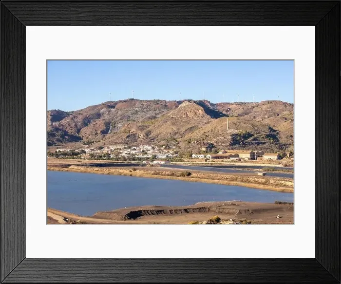 Framed Print : Aerial drone photo of the coastal town named Portman in the Costa Calida, Spain Framed Print : Aerial drone photo of the coastal town named Portman in the Costa Calida, Spain