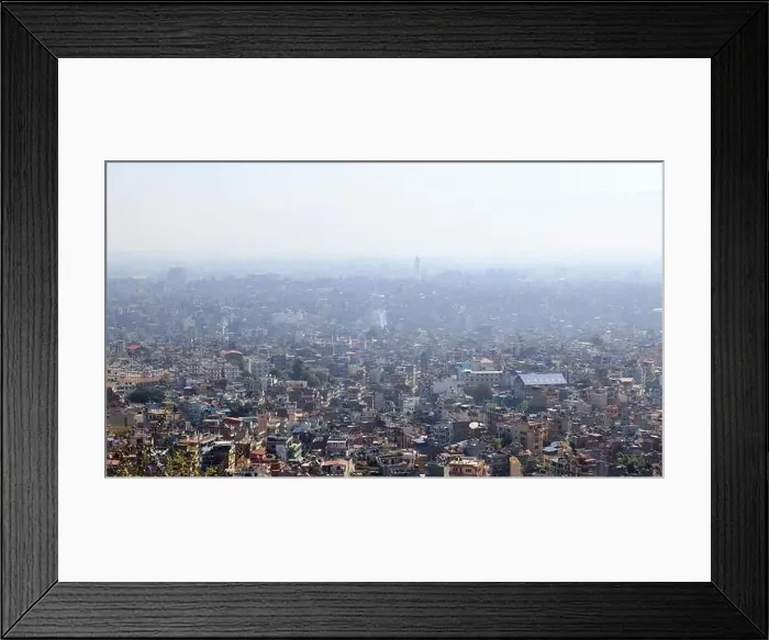 Framed Print : crowded house in kathmandu skyline Framed Print : crowded house in kathmandu skyline