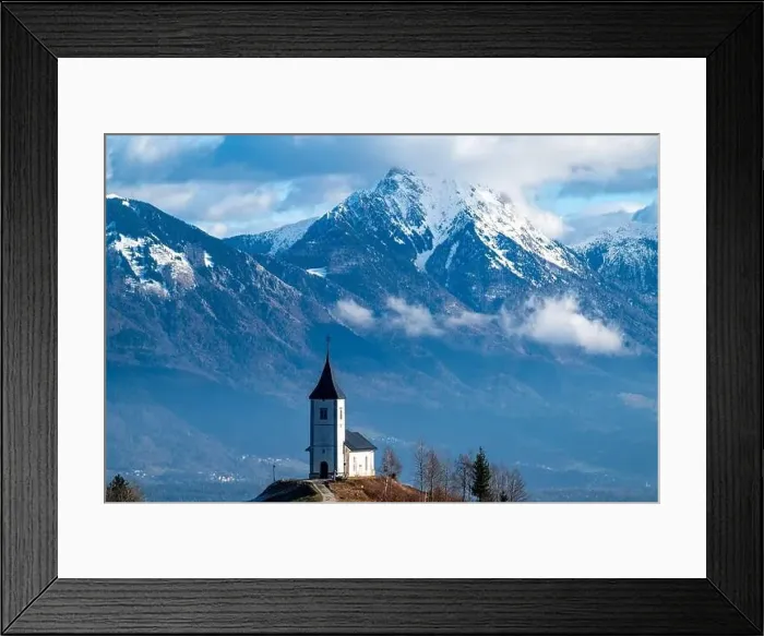 Framed Print : Iconic church of St. Primož and Felicijan Framed Print : Iconic church of St. Primož and Felicijan