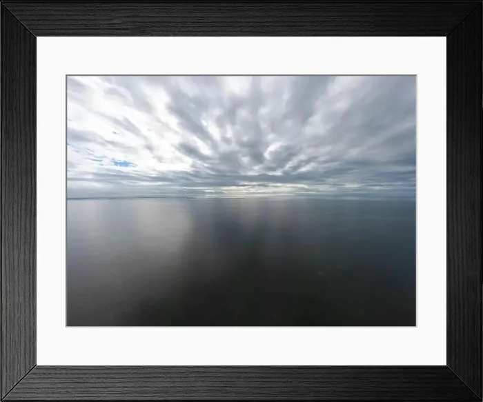 Framed Print : An aerial view of the clouds and sea north of Tampa in Florida, USA Framed Print : An aerial view of the clouds and sea north of Tampa in Florida, USA