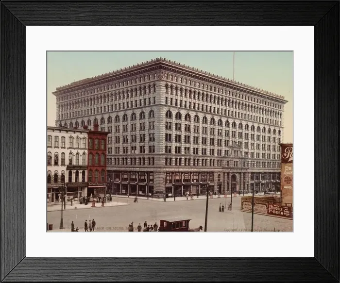 Framed Print : Ellicott Square Building, Buffalo, Erie County, New York 1900 Framed Print : Ellicott Square Building, Buffalo, Erie County, New York 1900